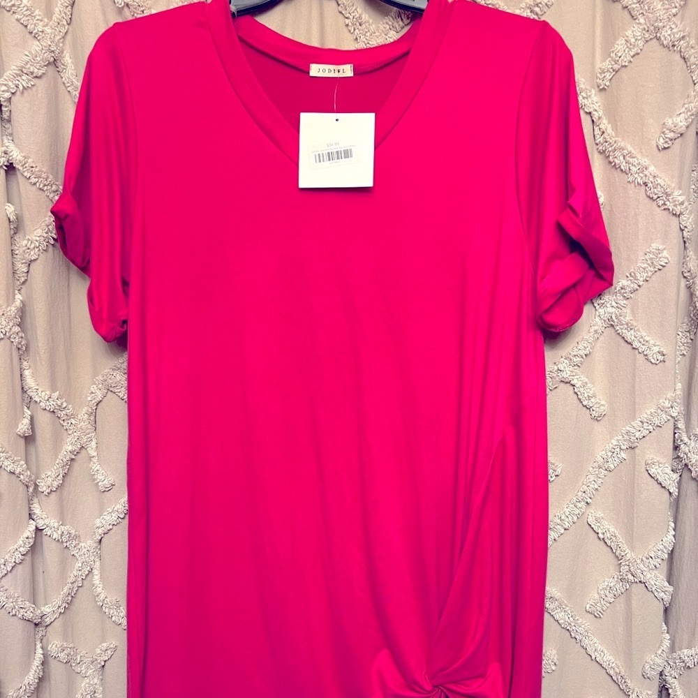 PRICE DROP:  NWT Hot pink Jodifl Dress